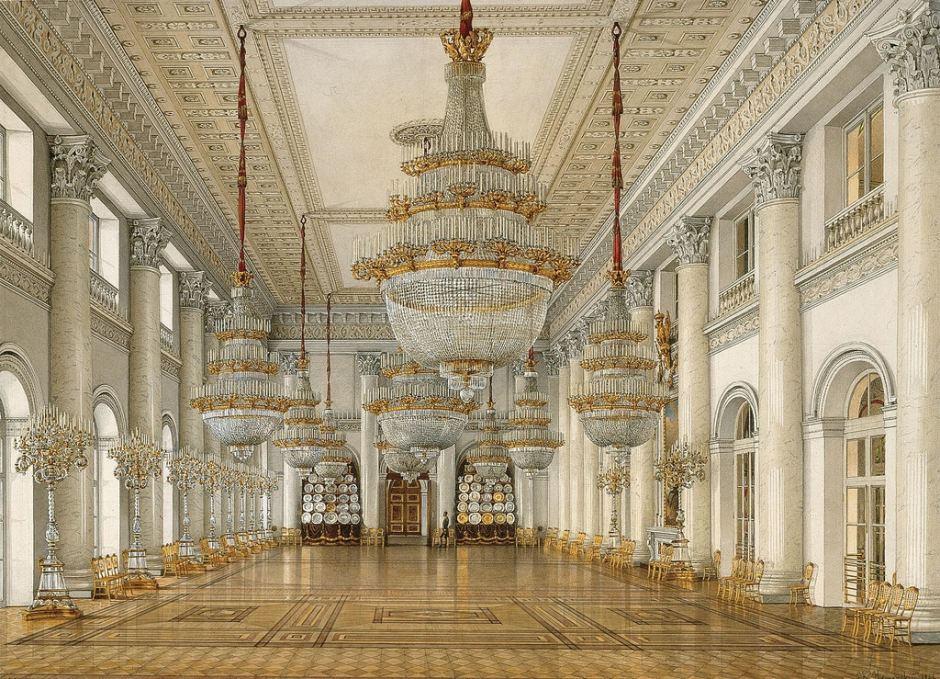 Тронный зал зимнего дворца