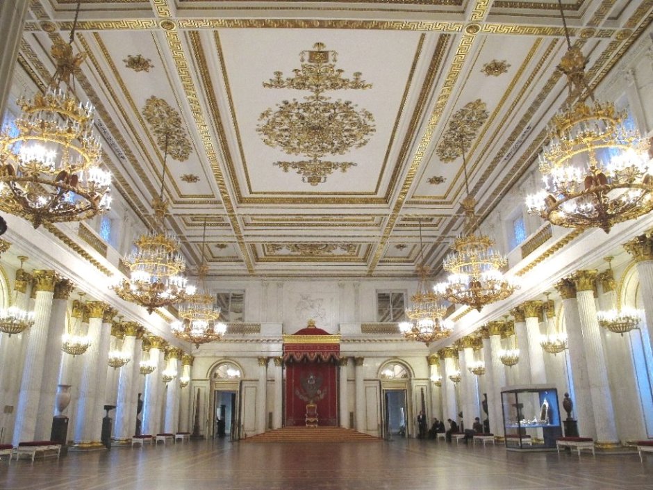 Георгиевский зал зимнего дворца (58 фото)