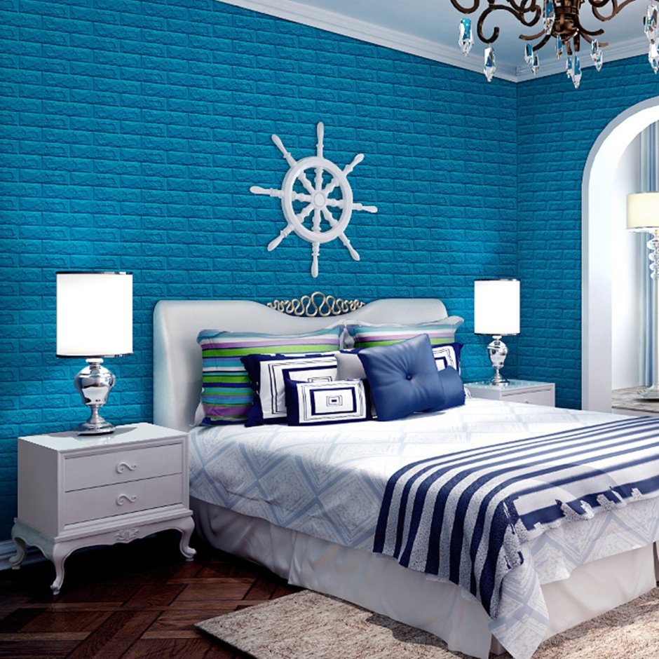Голубая спальня