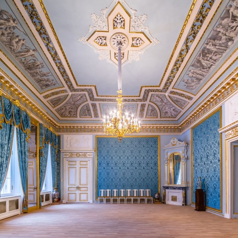 Аничков дворец голубая гостиная