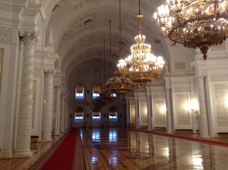 Большой Кремлевский дворец тона Владимирский зал