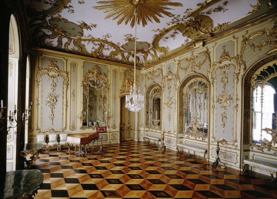 Интерьеры дворца Сансусси