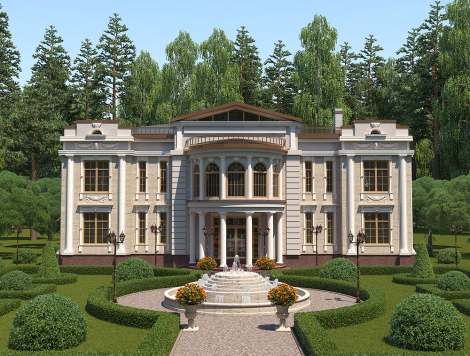 Резиденция особняк усадьба в классическом стиле