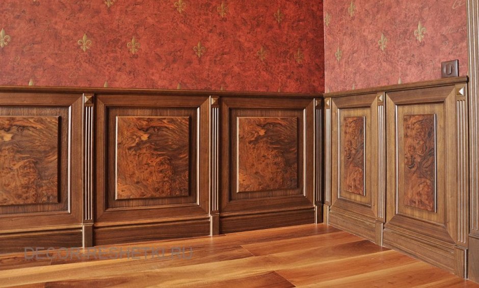Деревянные панели для стен классика