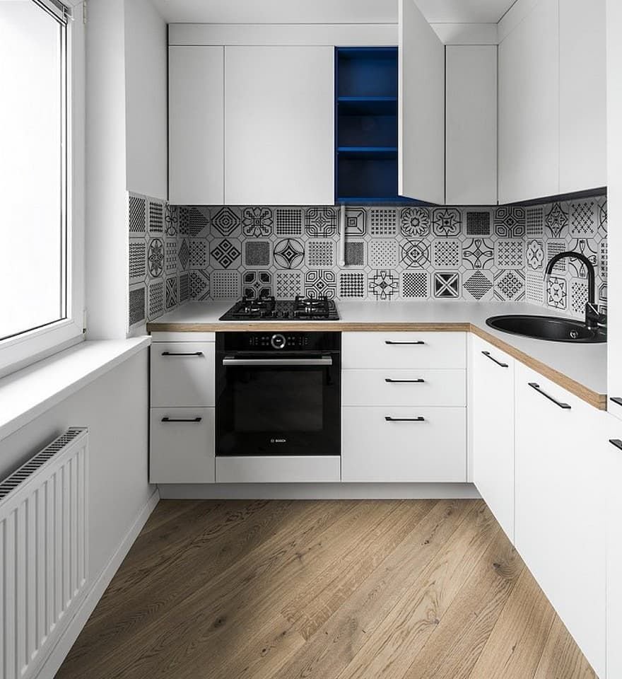 Дизайн кухни в современном стиле недорого 6 кв метров фото