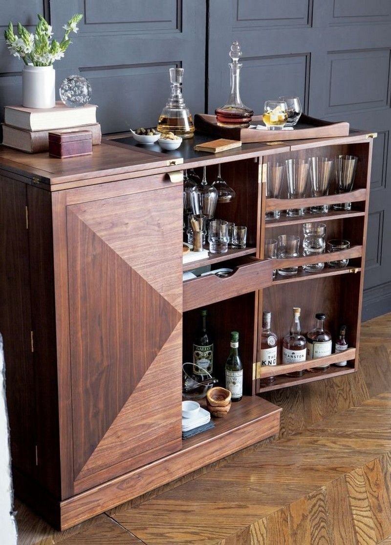 бар шкаф для дома в современном стиле