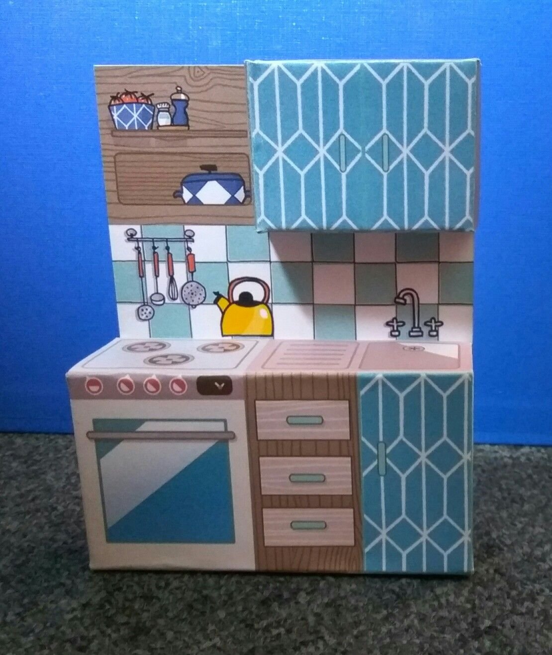 Детская кухня из фанеры 12 мм - Чертежи, 3D Модели, Проекты, Интерьер и мебель