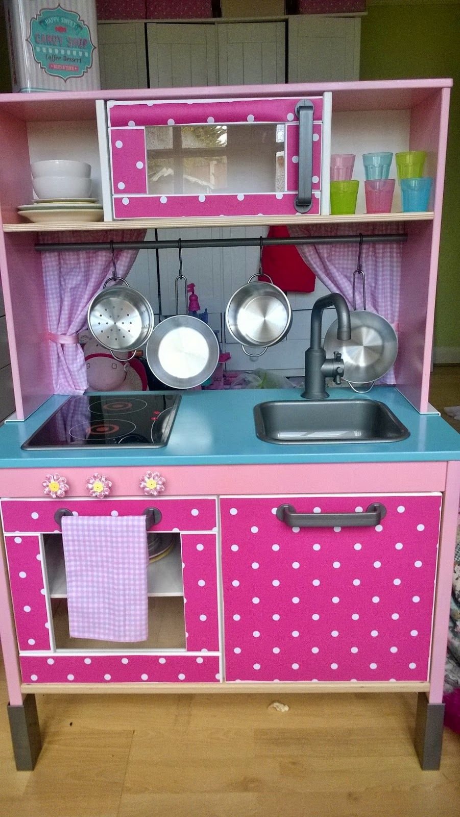 Кухонная мебель из фанеры для кукол