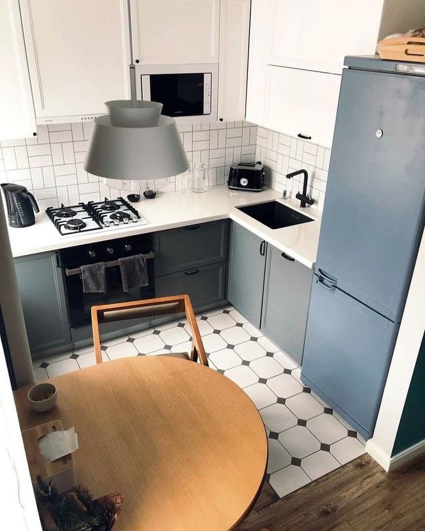Планировка кухни 6 м2