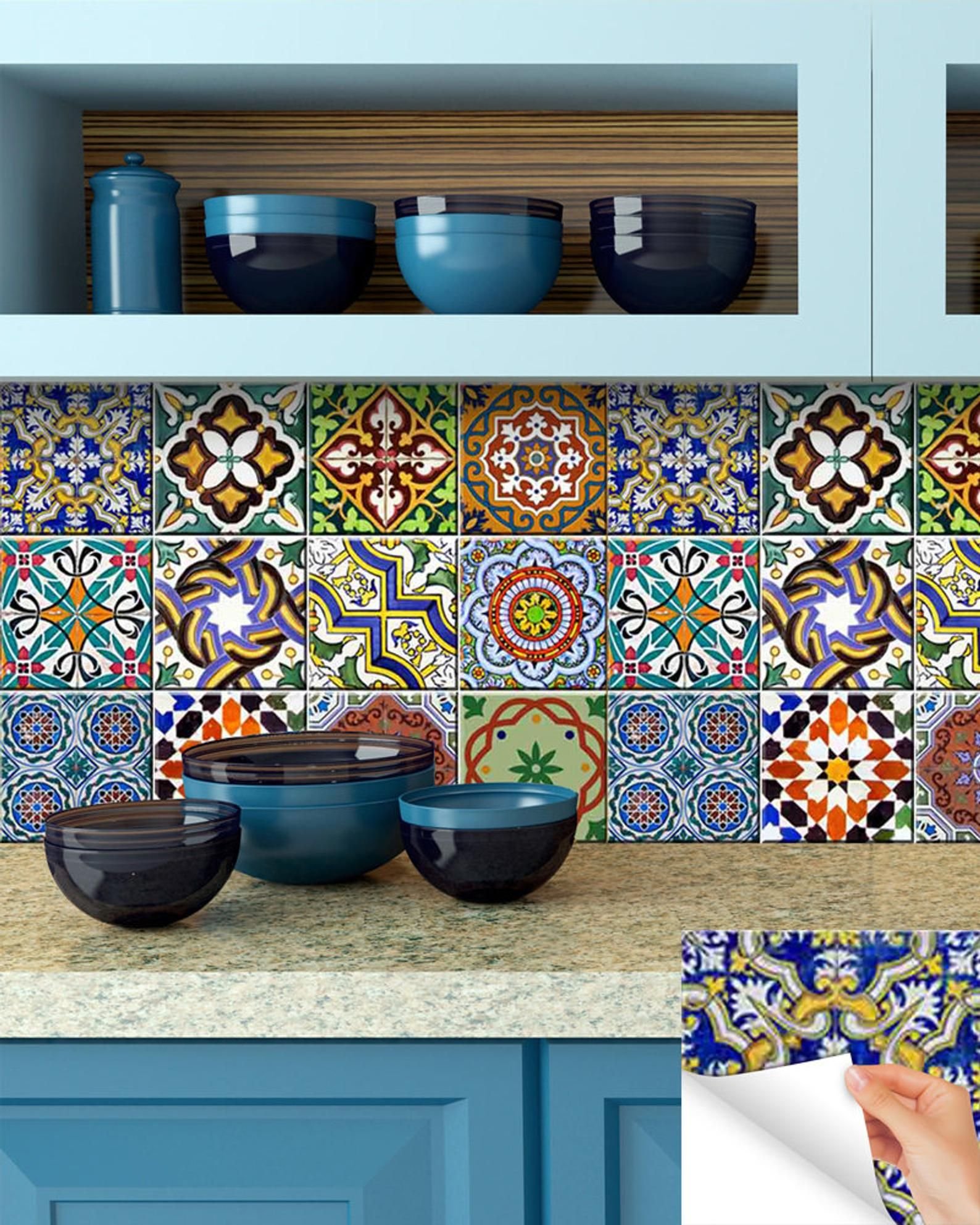 плитка для кухни в средиземноморском стиле