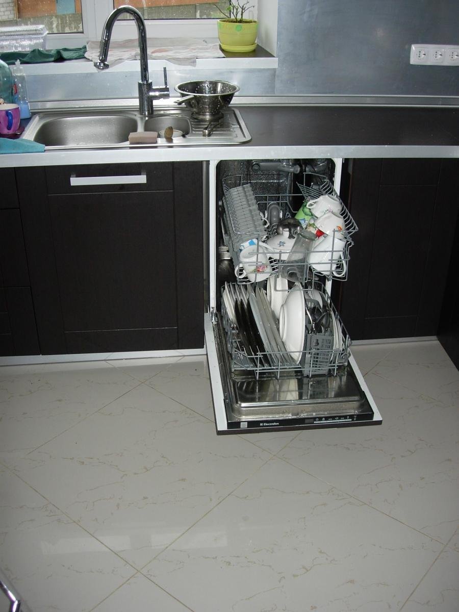 Кухня с не встроенной посудомойкой (58 фото)