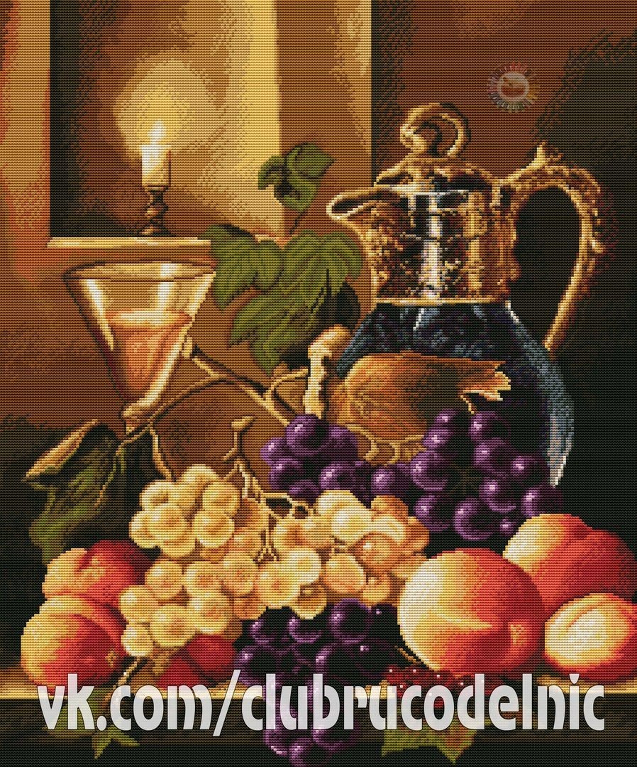 Тосканский натюрморт вышивка