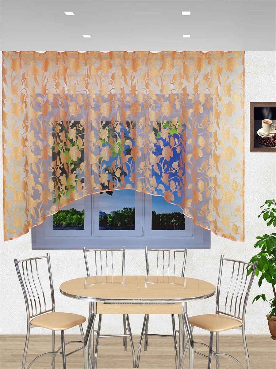 Штора арка на кухню своими руками