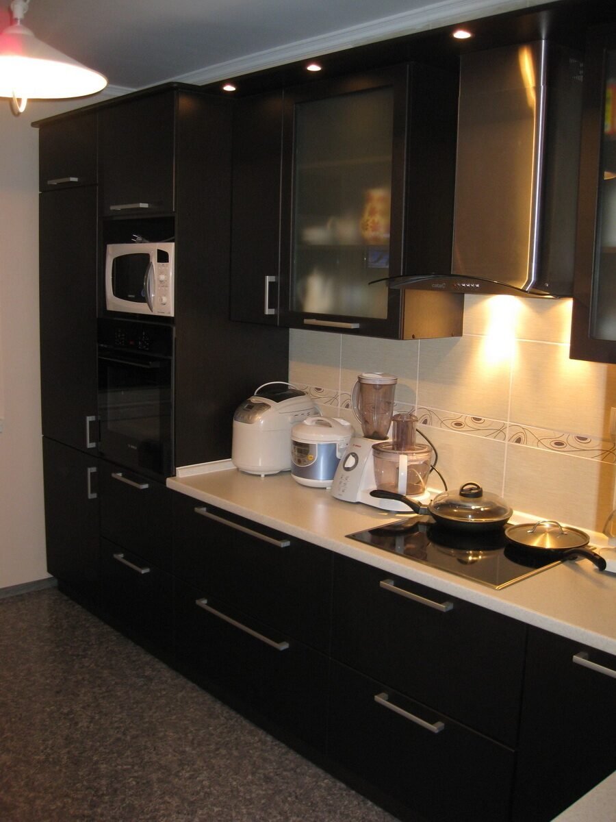 Тюль на люверсах на кухню