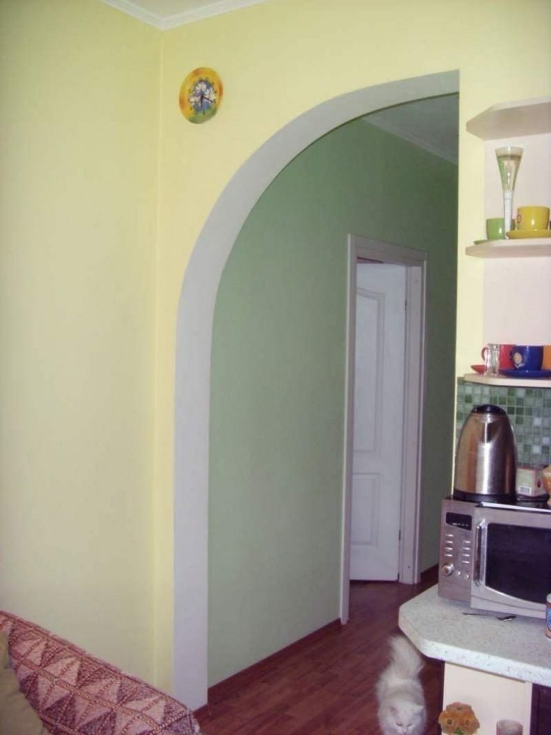 Проем между кухней и коридором (67 фото)