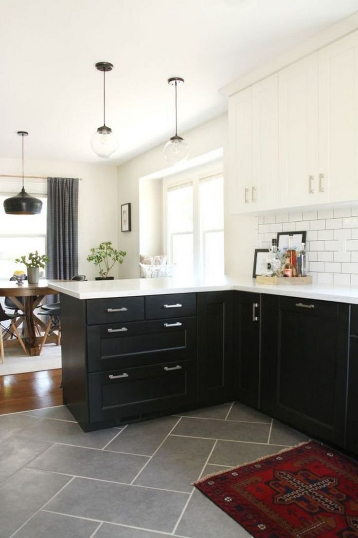 Плитка 60х60 в маленькой кухне