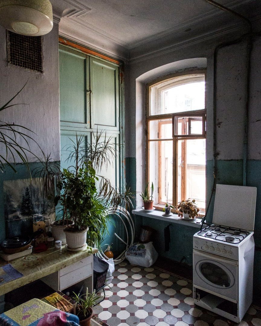 Кухня в коммуналке Эстетика