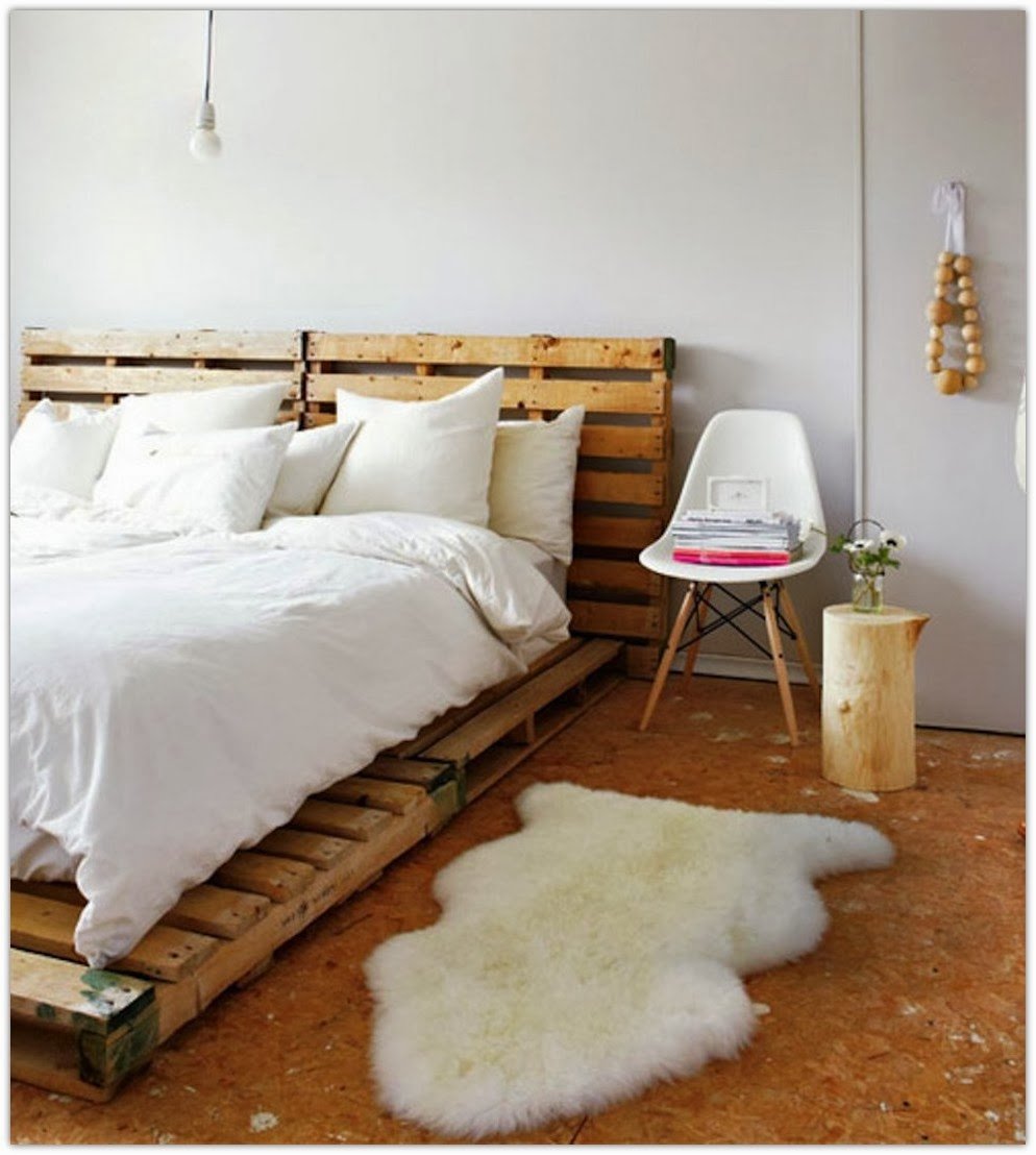 Кровати в скандинавском стиле из дерева