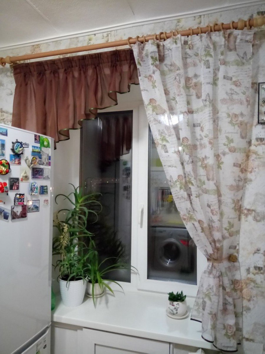 Занавески на кухню хрущёвка