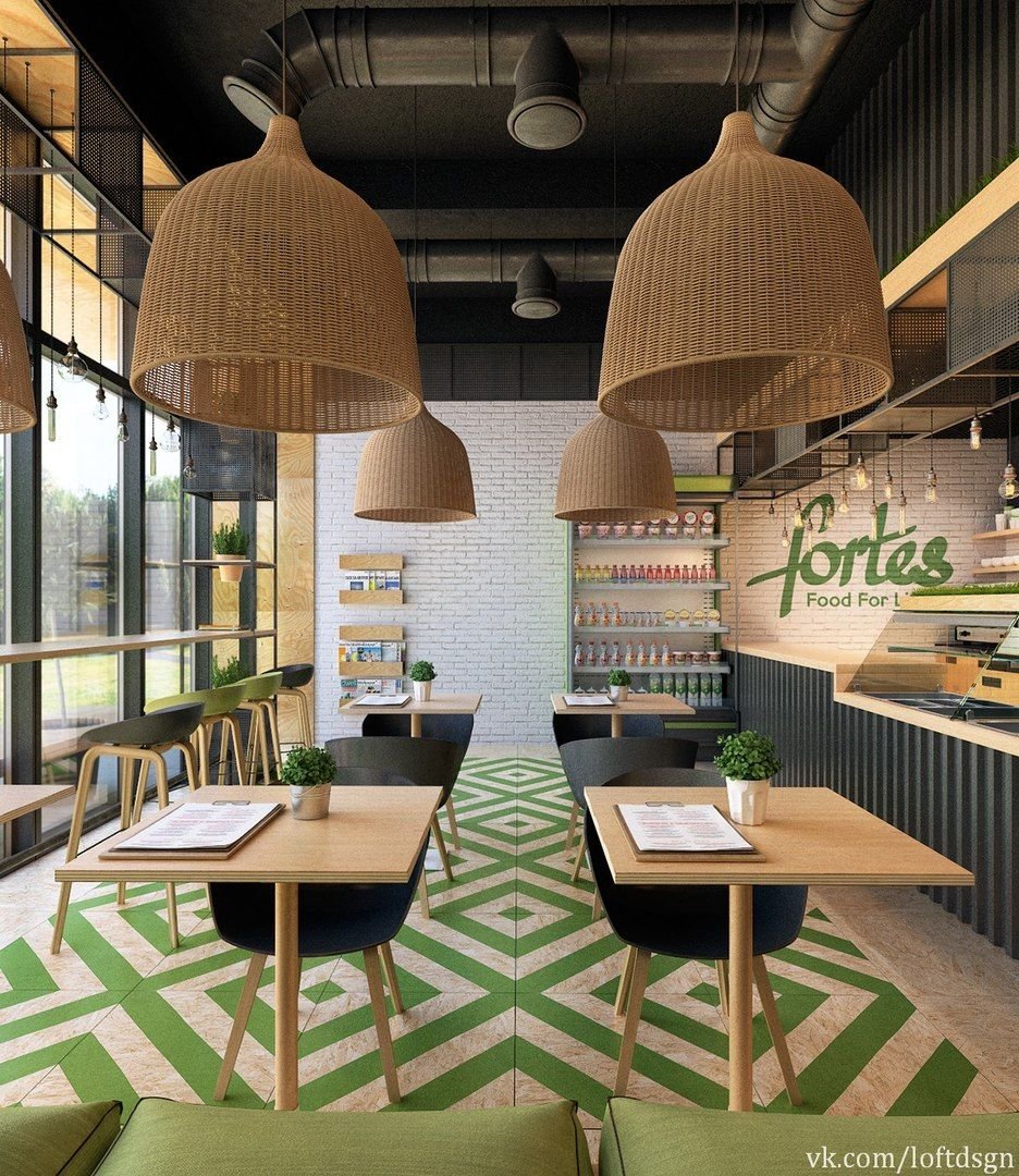 Дизайн интерьера кафе Cotta, Мельбурн