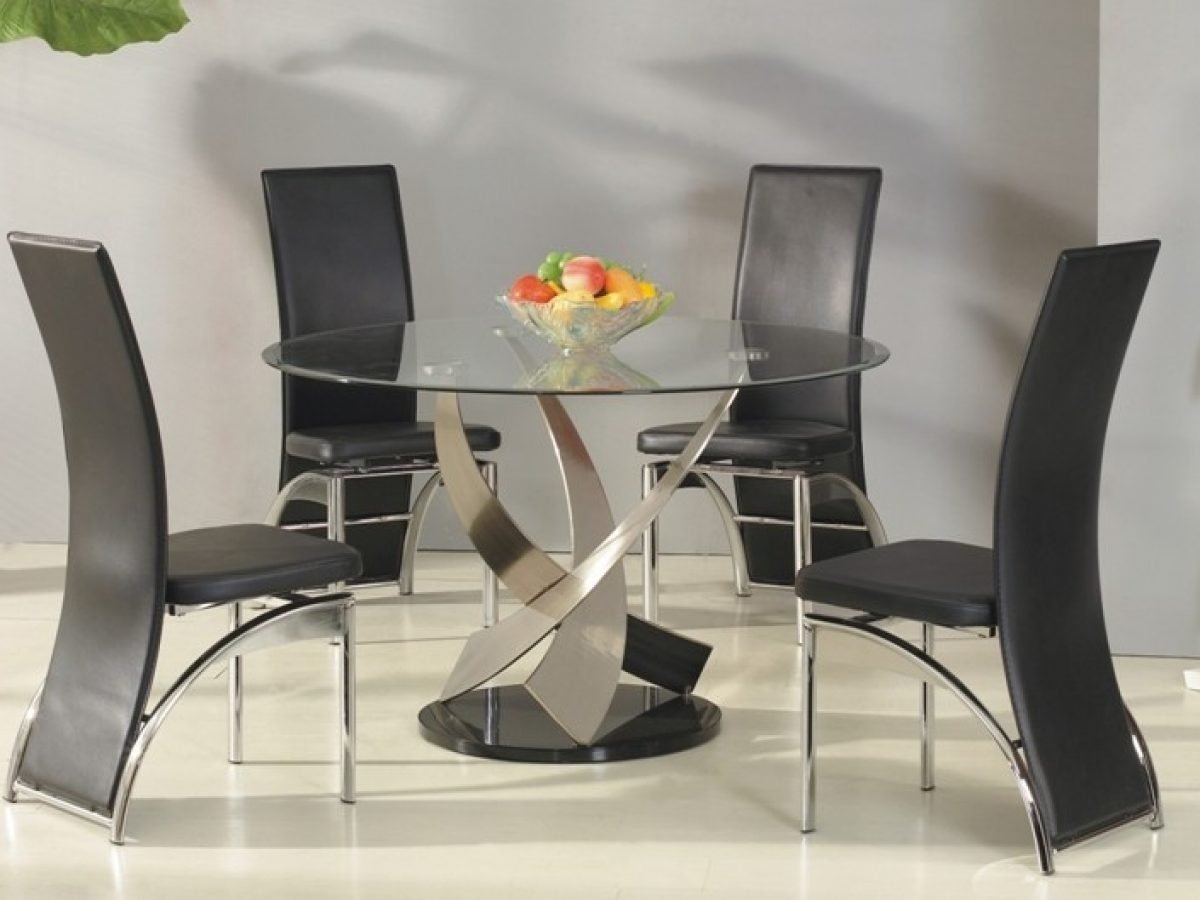 Столы и стулья для кухни стеклянные