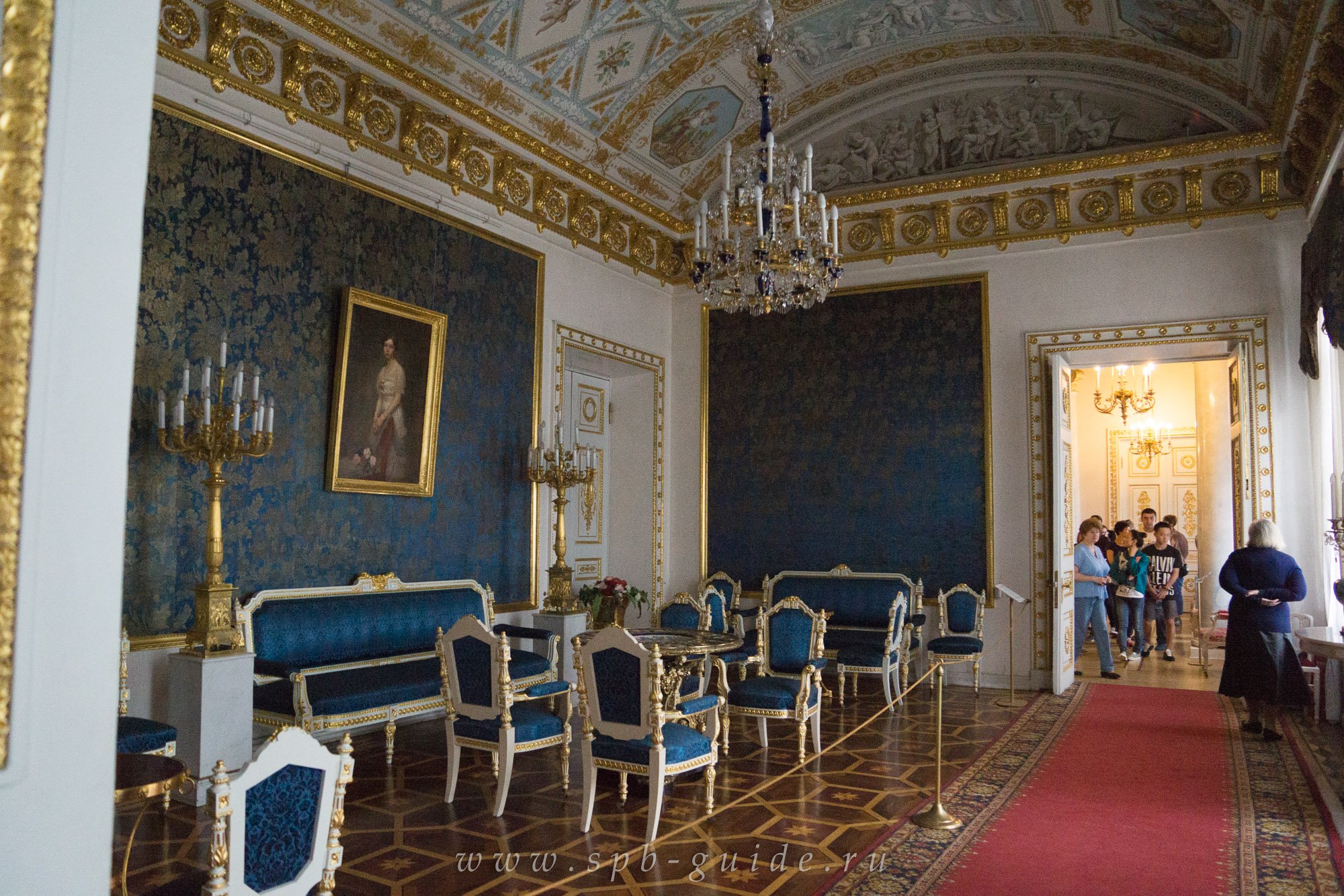 Юсуповский дворец синяя гостиная