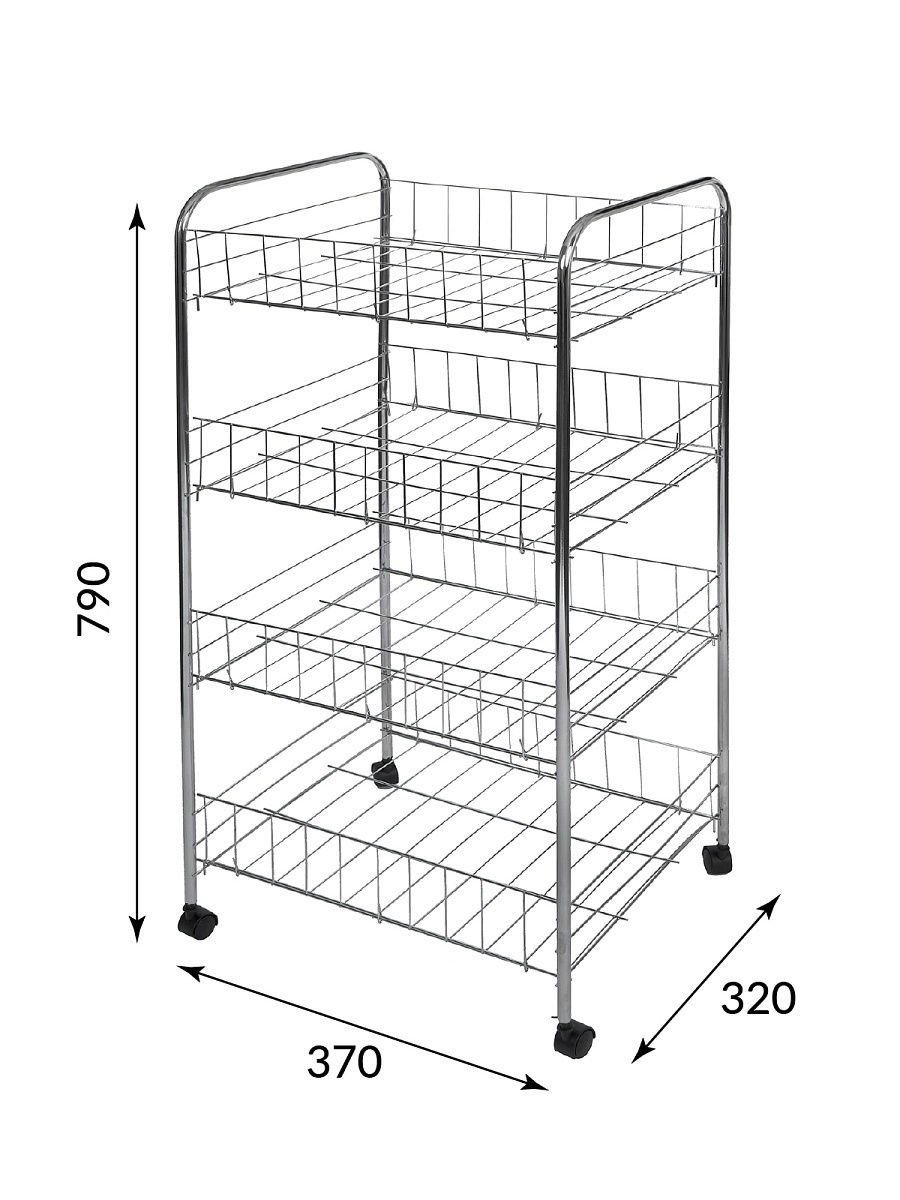 Тележка Этажерка на колесиках
