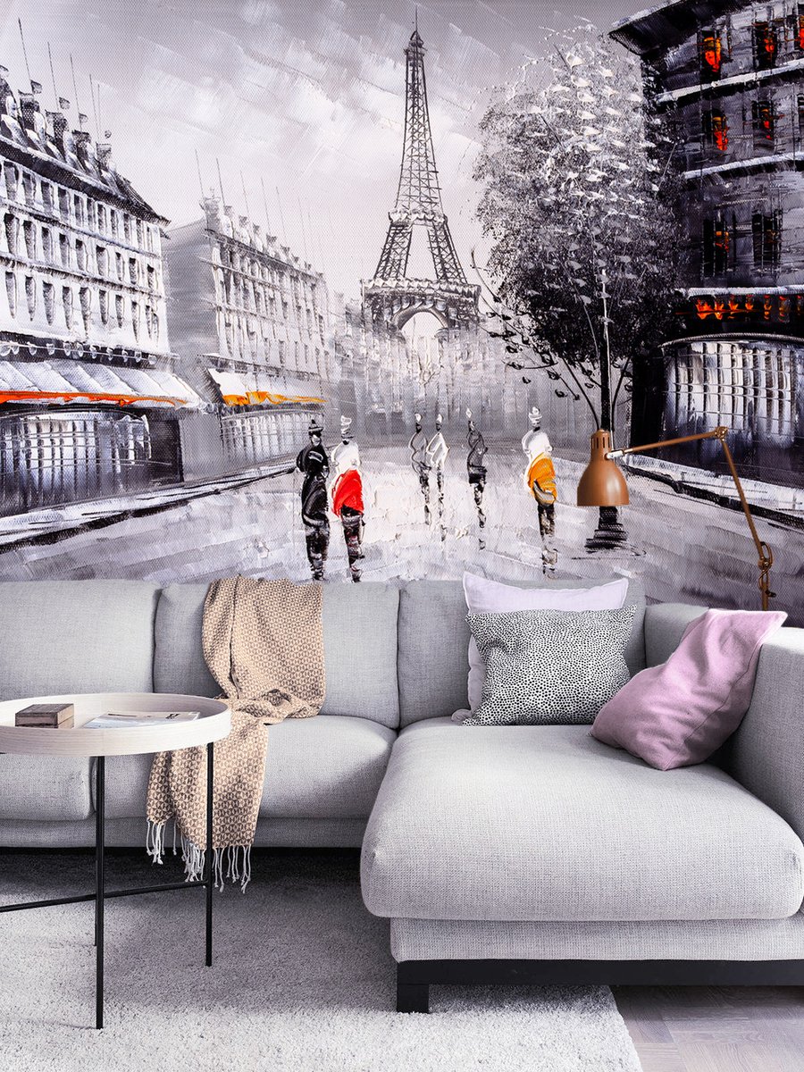 Комната с фотообоями Париж