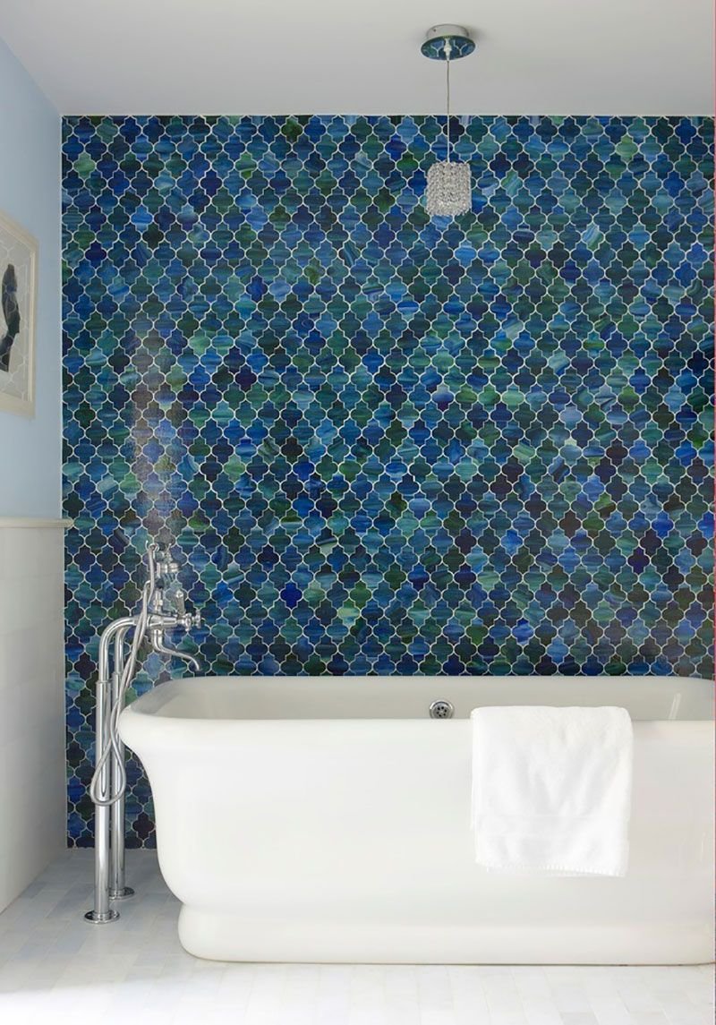 Плиточная мозаика для ванной