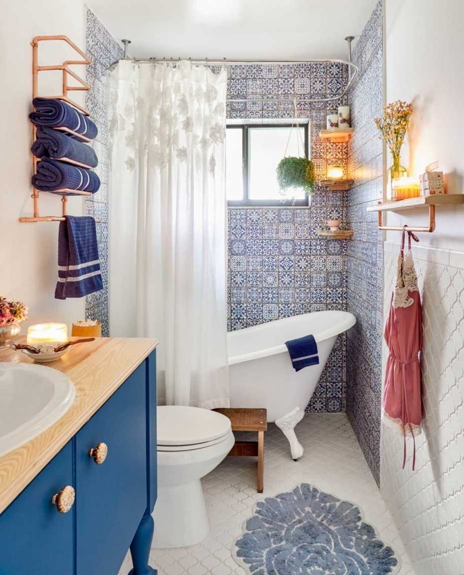 Уютные маленькие Ванные комнаты