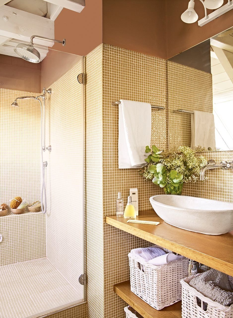 Ванная в стиле бунгало