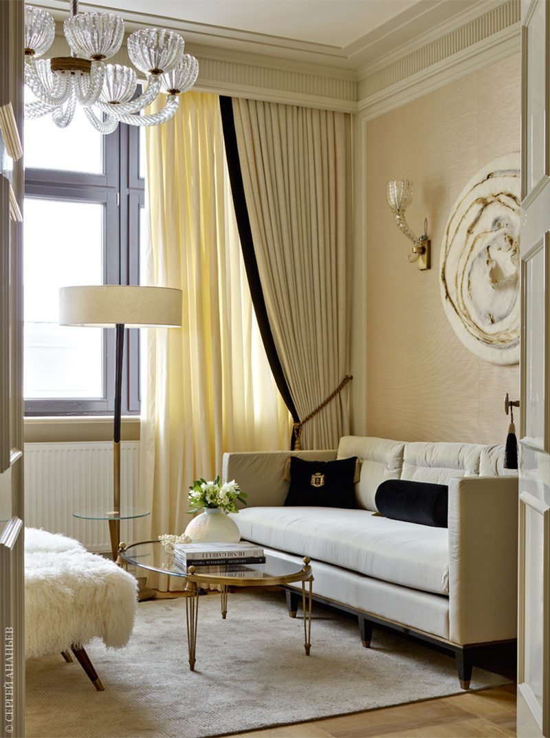 Интерьер гостевой комнаты в классическом стиле