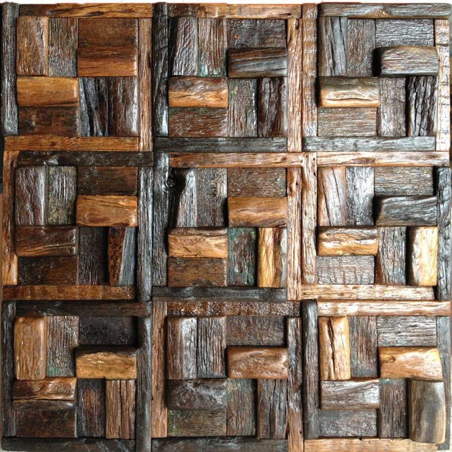 Деревянная плитка для стен