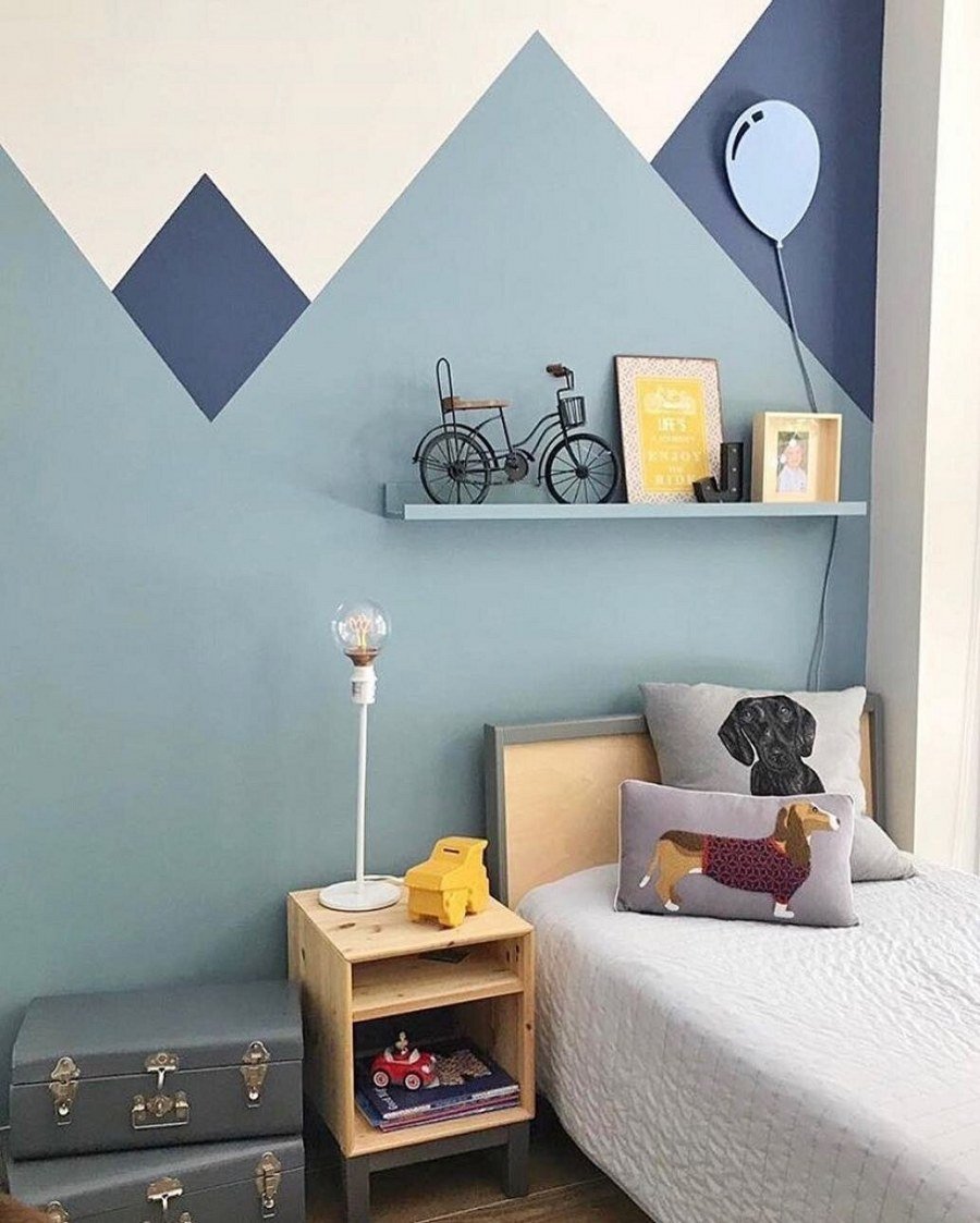 Покрасить детскую комнату недорого но красиво