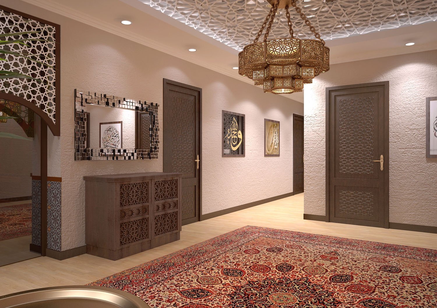 Холл в марокканском стиле