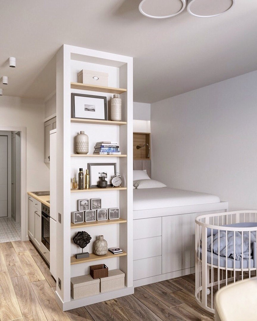 1 комнатная квартира с ребенком дизайн