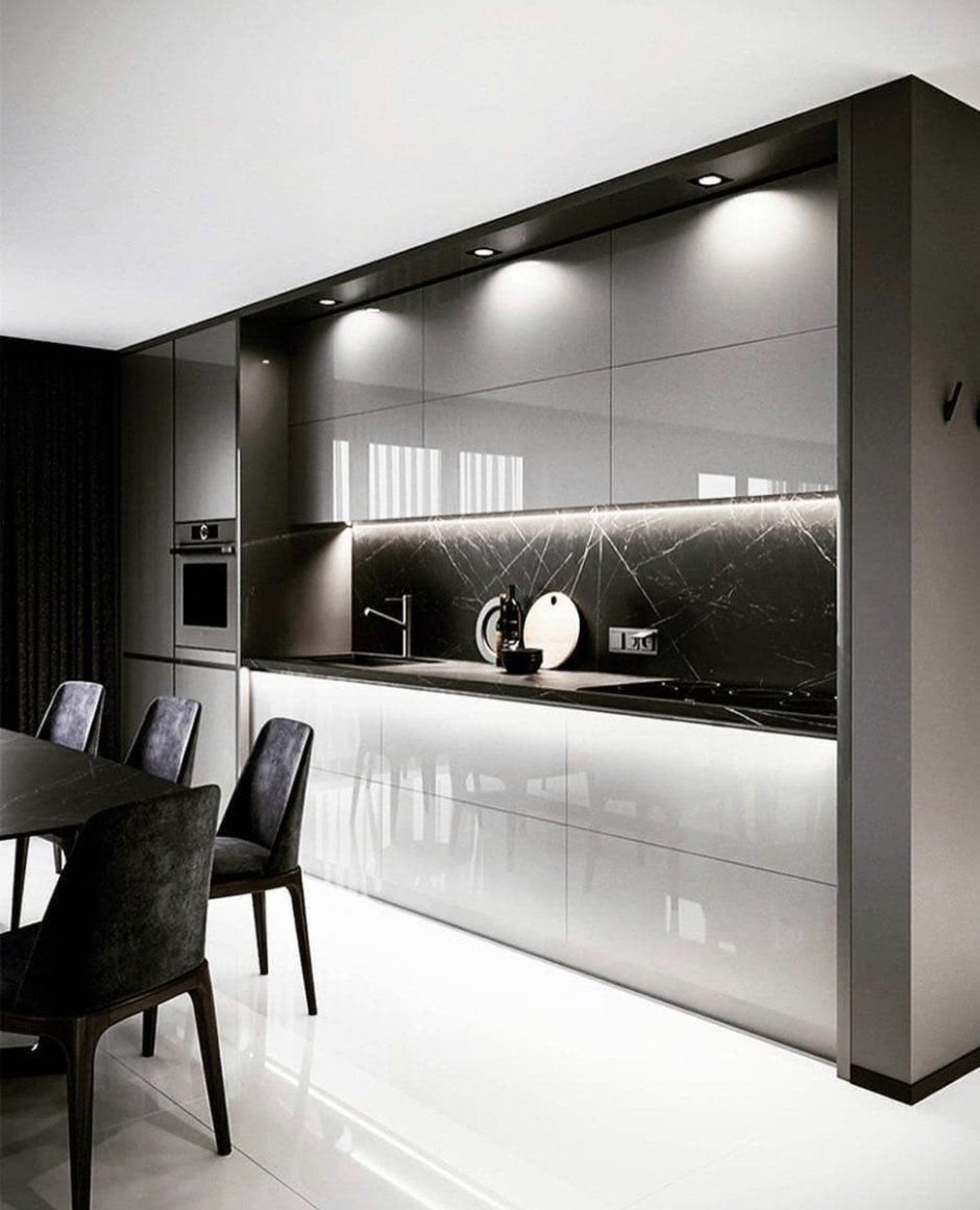 Кухни в стиле Модерн и хайтек