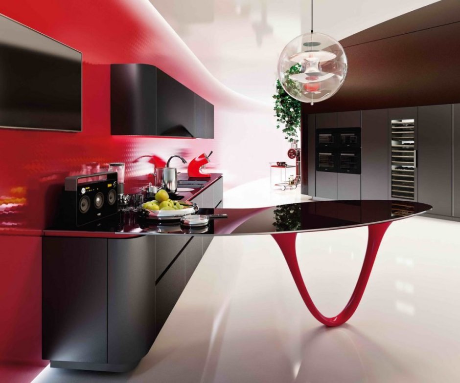 Красивая кухонная мебель