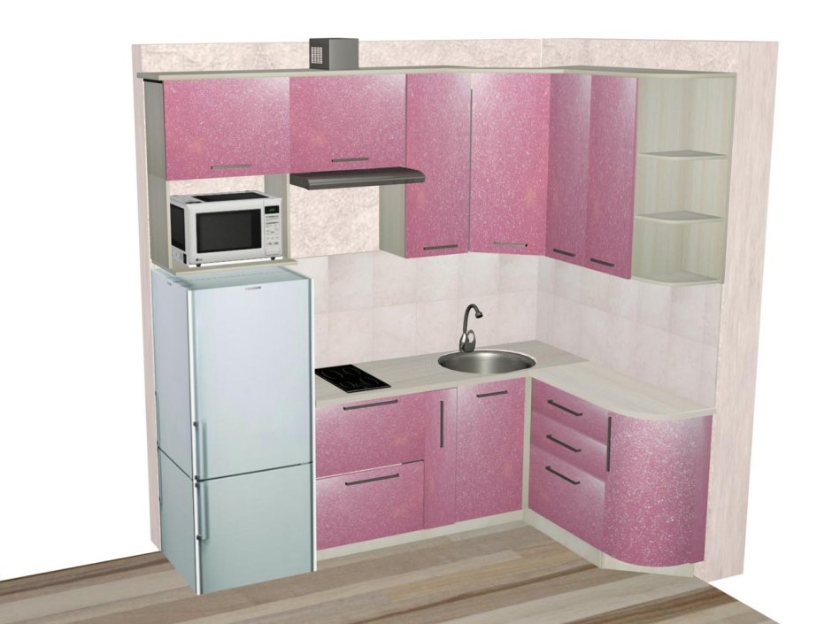 Компактный кухонный гарнитур