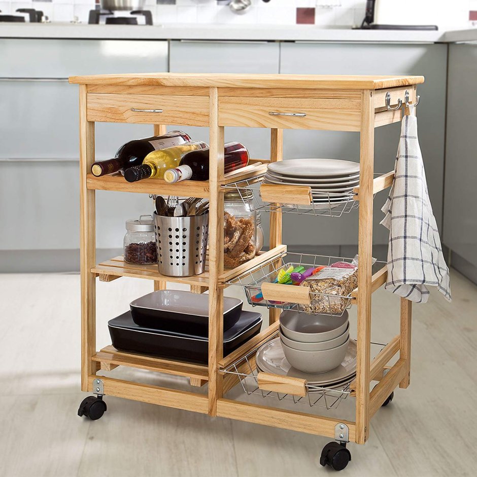 Кухонная тележка Bamboo Cabinet