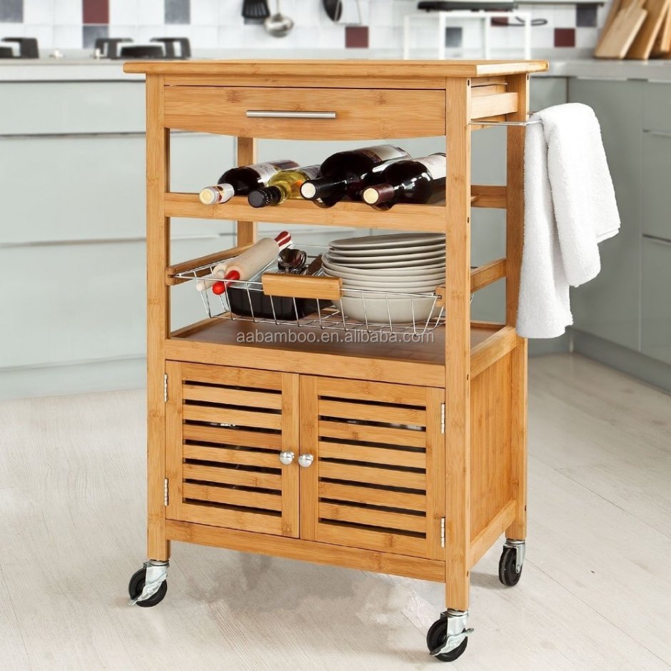 Кухонная тележка Bamboo Cabinet