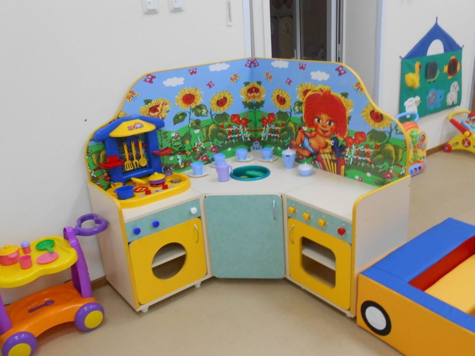 Игровая зона спальня для детского сада