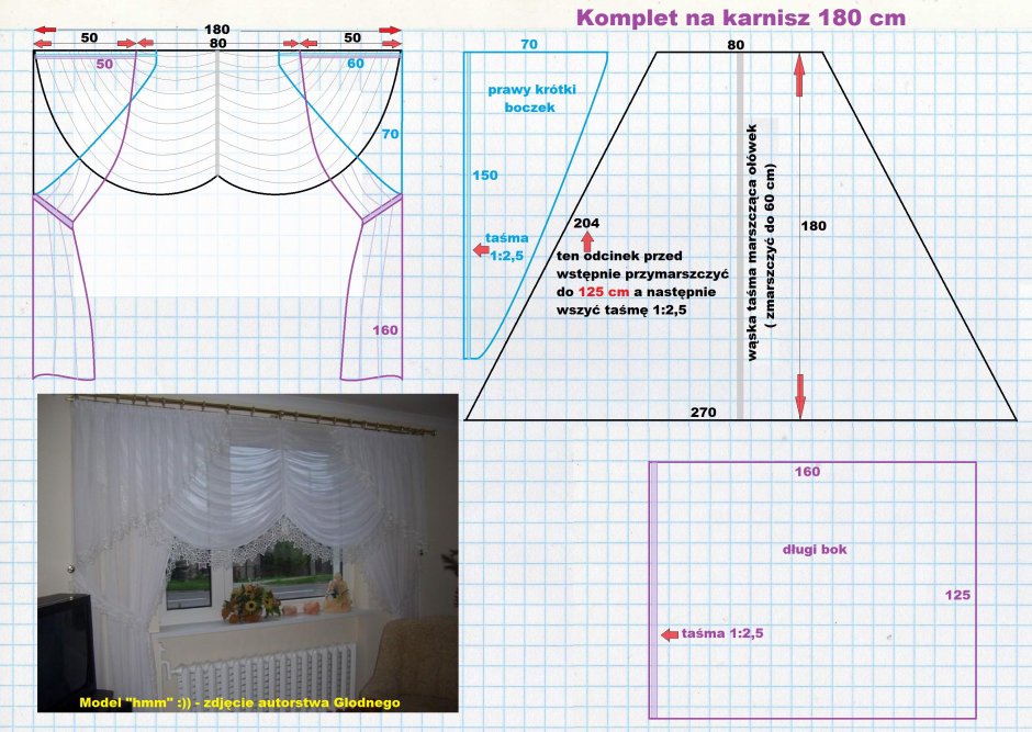 СВАГ С провисом выкройка с размерами