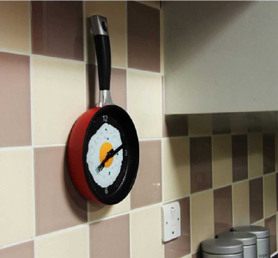 Кухонные часы с поваром