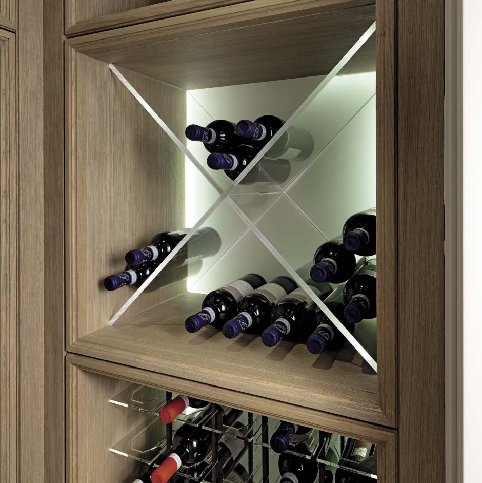 Навесной шкаф для вина
