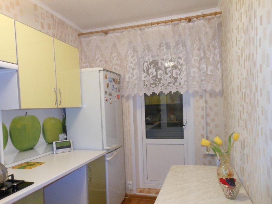 Шторы для светлой кухни