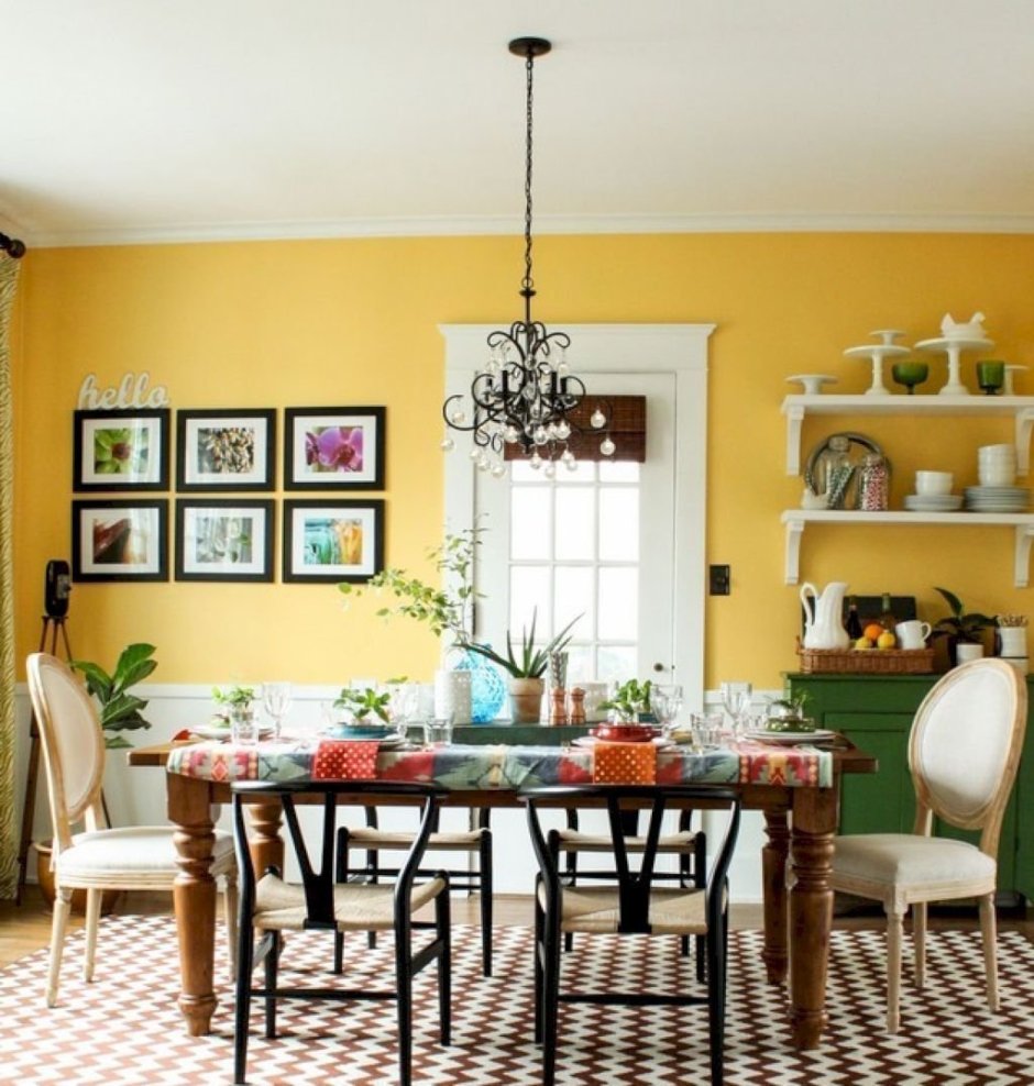 Мебель лимонного цвета