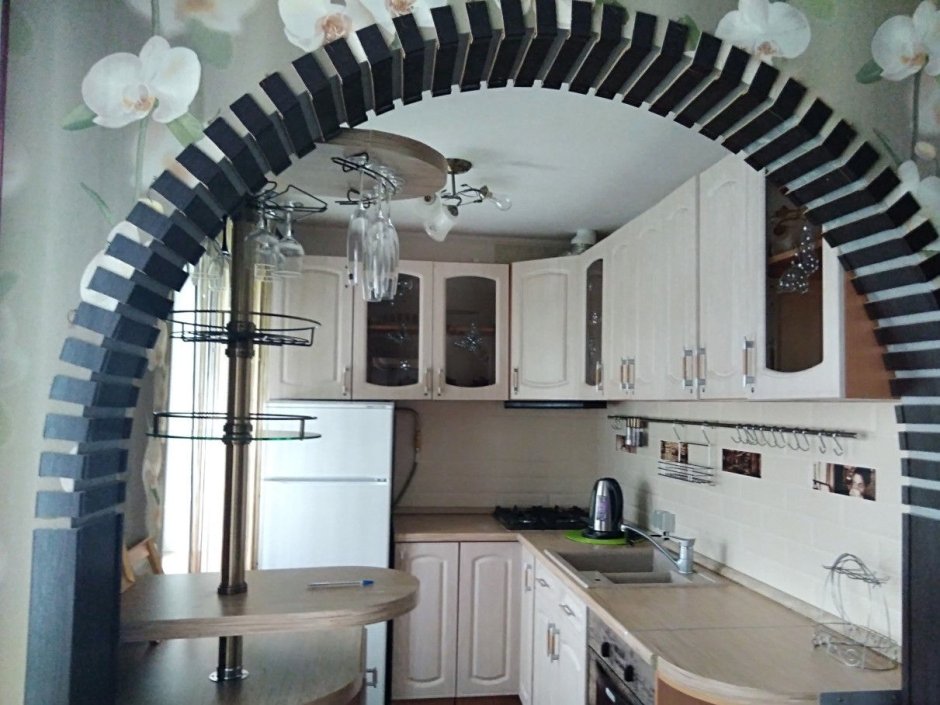 Красивые арки на кухню