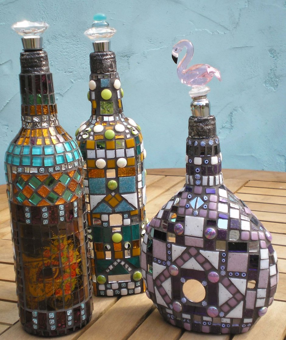 Бутылки из Мешковины