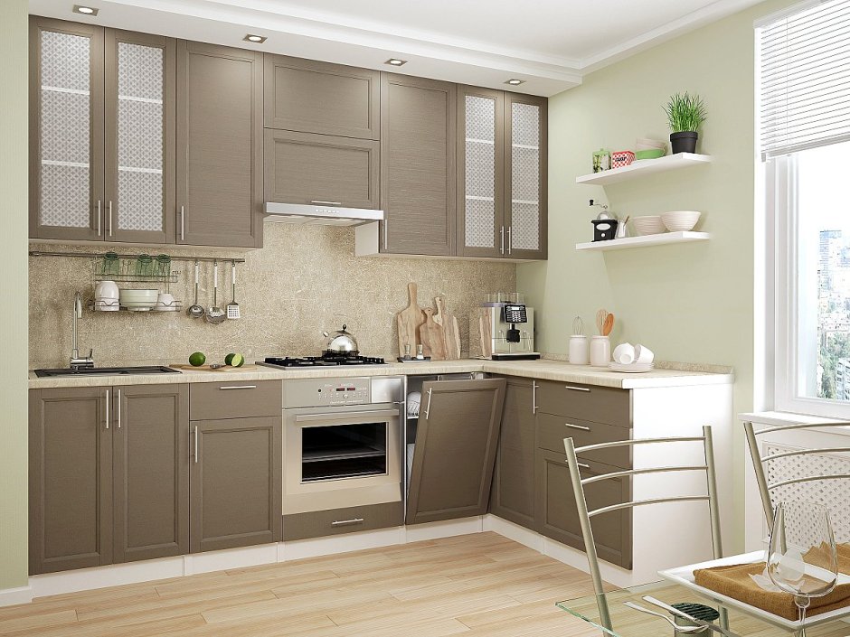 RAL 1019 Grey Beige кухня